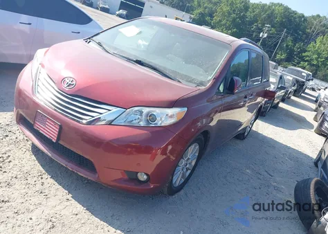 2012 Toyota Sienna Limited 7 Passenger из США, поврежденный, VIN 5TDDK3DC7CS033189